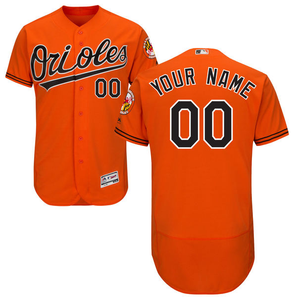 Men's Baltimore Orioles Flex Base Custom Jersey MLBC0073